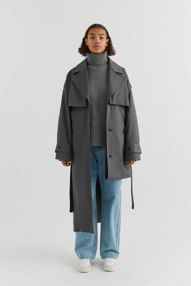 Палта AXEL ARIGATO Atom Trench Coat Сиво | A2107001, 4