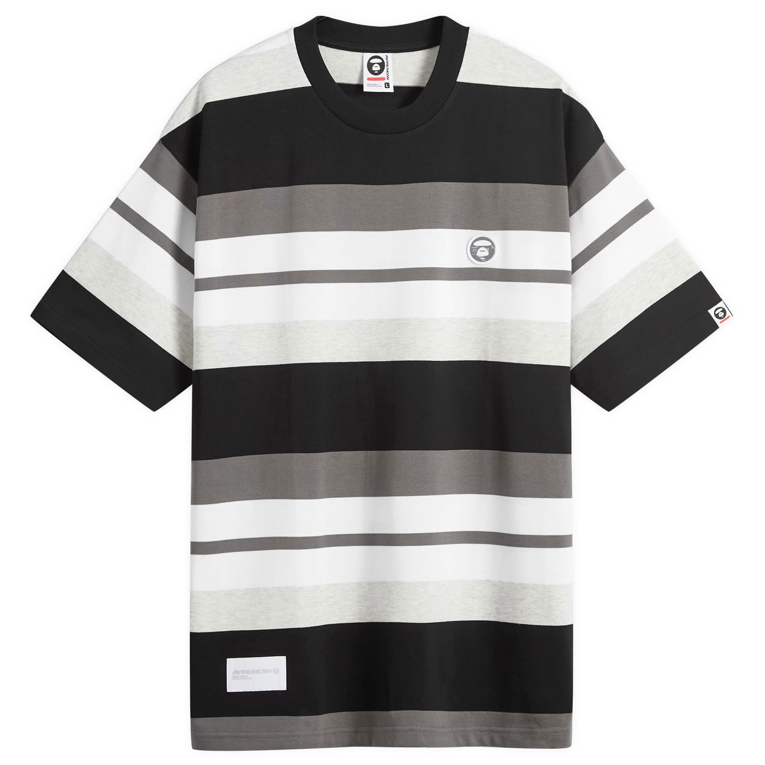 Тениска AAPE by A Bathing Ape AAPE Blod Stripe Crew Neck T-Shirt Многоцветен | AAPTEM1420XXMBKA, 1