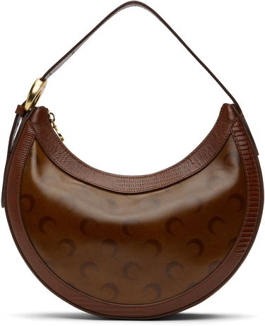Дамска чанта Marine Serre Marine Serre Airbrushed Leather Eclips Bag Кафяво | WBA020A CLEA0053, 0