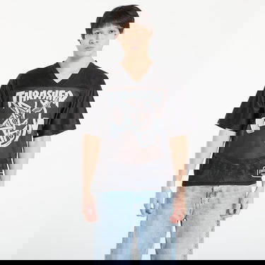 Фланелка Thrasher Thrash & Burn Football Jersey Черно | 145824, 0