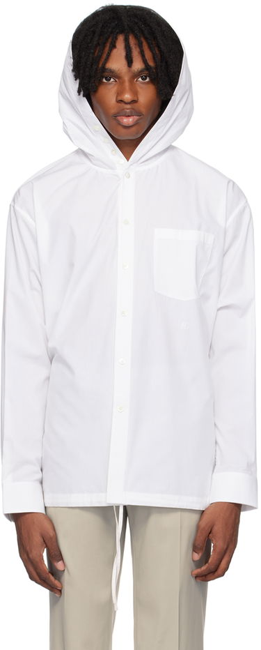 Риза Helmut Lang Hooded Shirt Бяло | O04HM503, 0