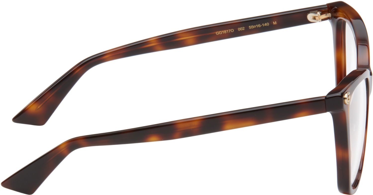 Слънчеви очила Gucci Cat Eye GG Acetate Glasses Кафяво | GG1817O-002, 1
