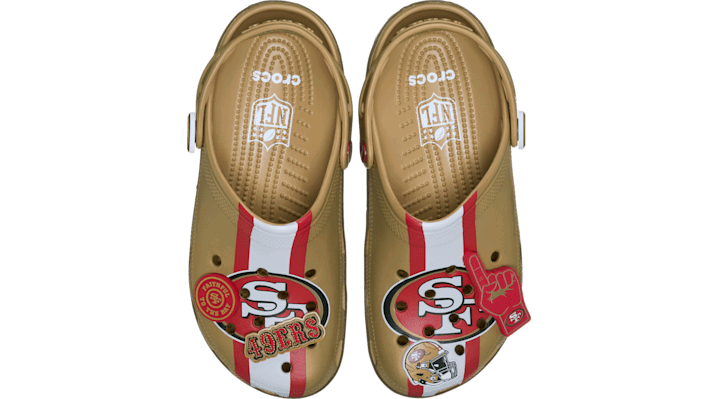 Кецове и обувки Crocs NFL San Francisco 49ers Classic Clogs Кафяво | 212445-90H