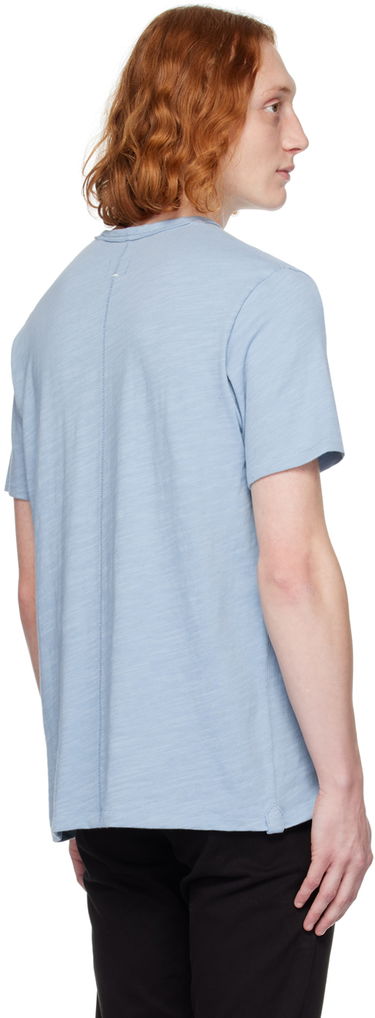 Тениска rag & bone Classic Flame T-Shirt Синьо | MBC22FT039TL39, 2