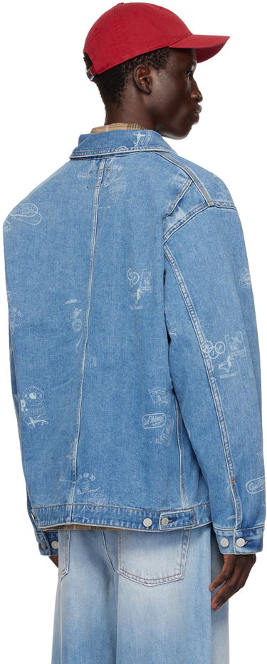 Яке Carhartt WIP Stamp Print Denim Jacket Синьо | I033743, 2