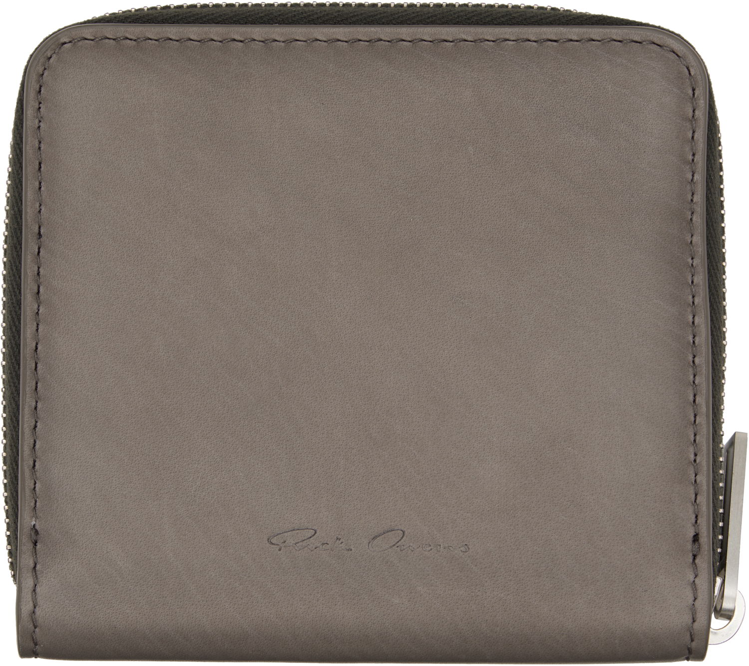 Портфейл Rick Owens Rick Owens Concordians Zipped Wallet Сиво | RA02E0716 LCA, 0