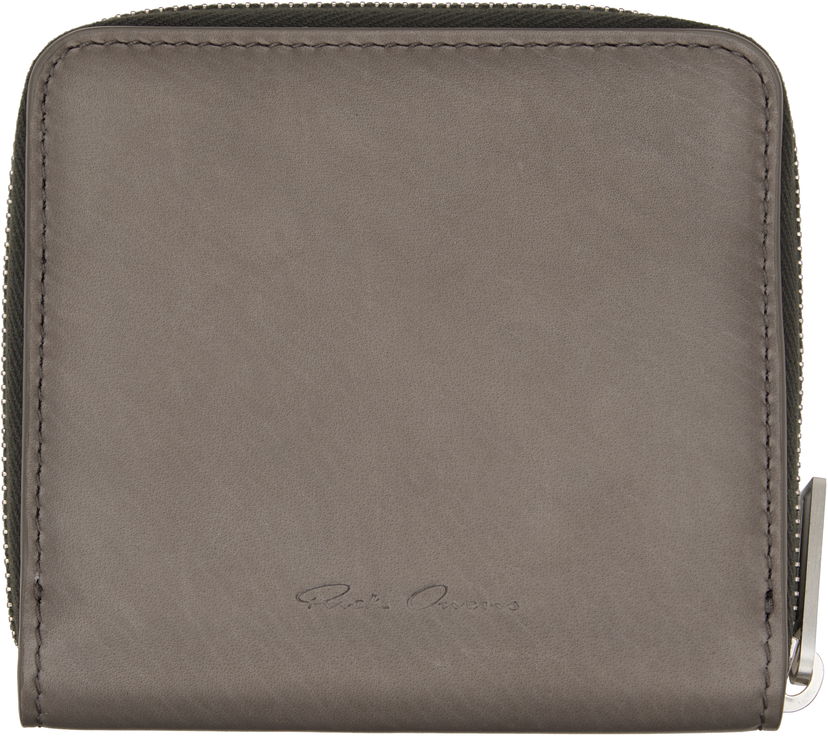 Портфейл Rick Owens Rick Owens Concordians Zipped Wallet Сиво | RA02E0716 LCA