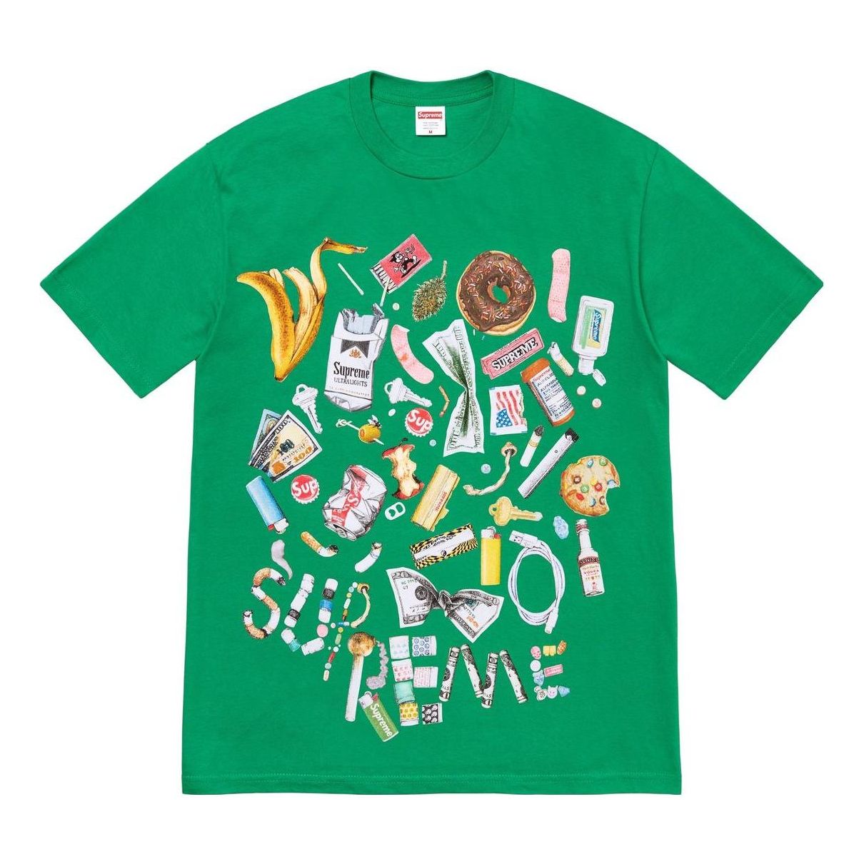 Тениска Supreme Supreme Trash Graphic T-Shirt Зелено | SUP-SS23-285, 0