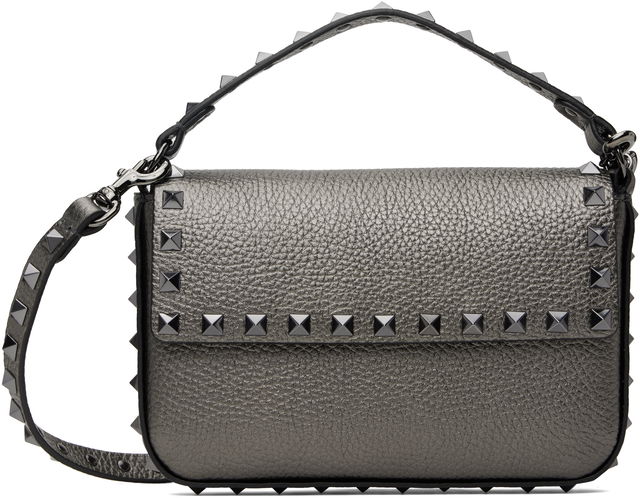 Mini Calf Leather Studs Bag