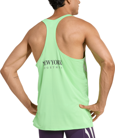 Потник adidas Originals Adizero New York City Performance Running Tank Top Зелено | jy6999, 1