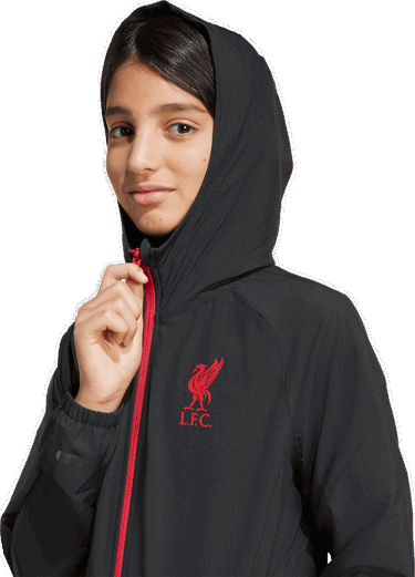 Яке adidas Performance Liverpool Tiro 25 Competition Vis Tech Travel Jacket Черно | JZ5558, 2