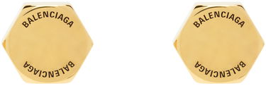 Облекло Balenciaga Garage Double Screw Earrings Бежово | 770138-TZ99J-0604, 0