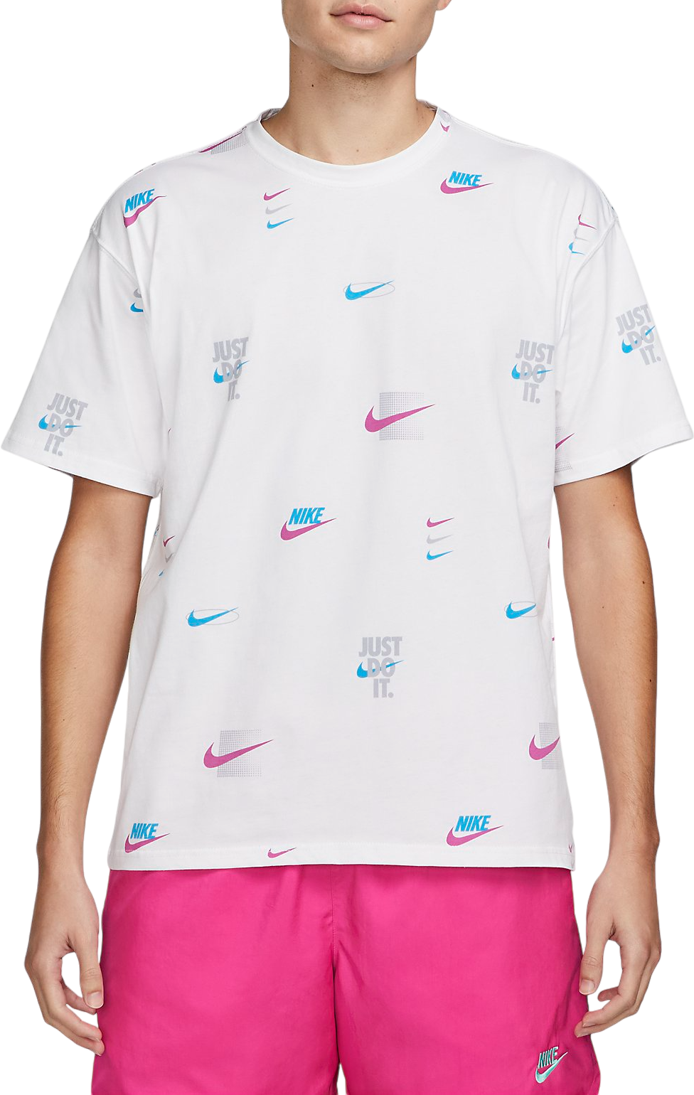 Тениска Nike Men's NSW Allover Print T-Shirt Бяло | dz2991-100, 0