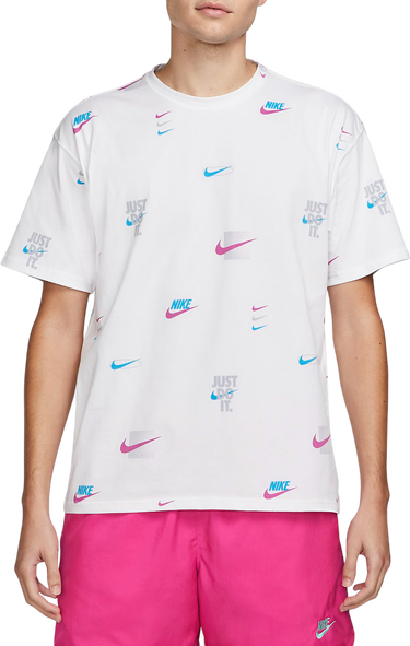 Тениска Nike Men's NSW Allover Print T-Shirt Бяло | dz2991-100, 0