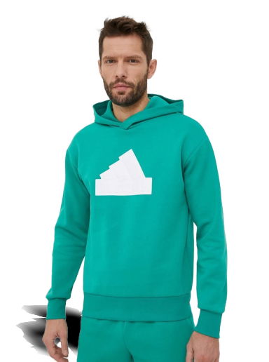 Суитчър adidas Performance Future Icons Badge of Sport Hoodie Тюркоазено | IC3751