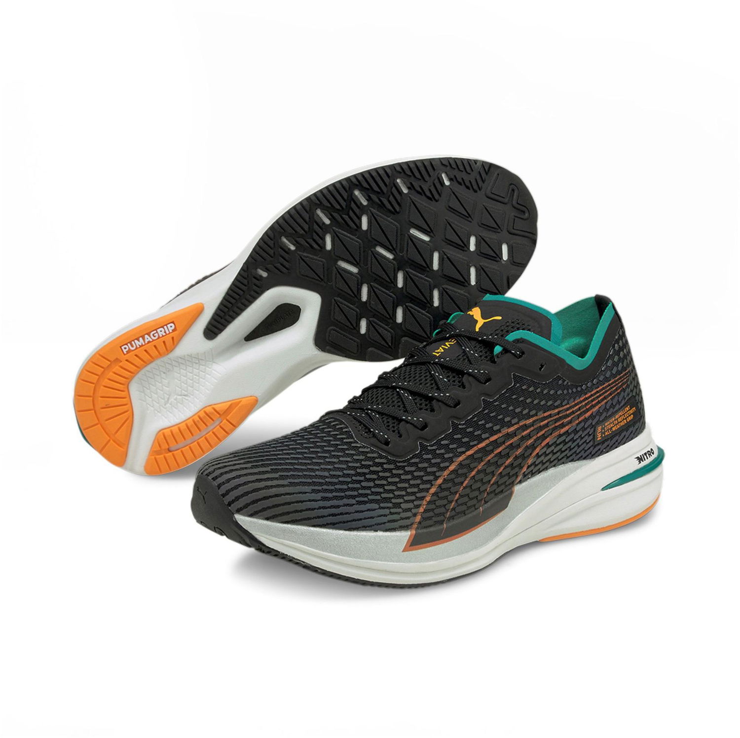 Кецове и обувки Puma Deviate Nitro WTR Черно | 195572-01, 1