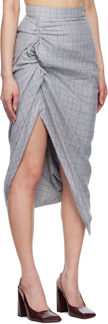 Пола Vivienne Westwood Vivienne Westwood Panther Asymmetrical Midi Skirt Синьо | 1K01001A-W013L-, 1
