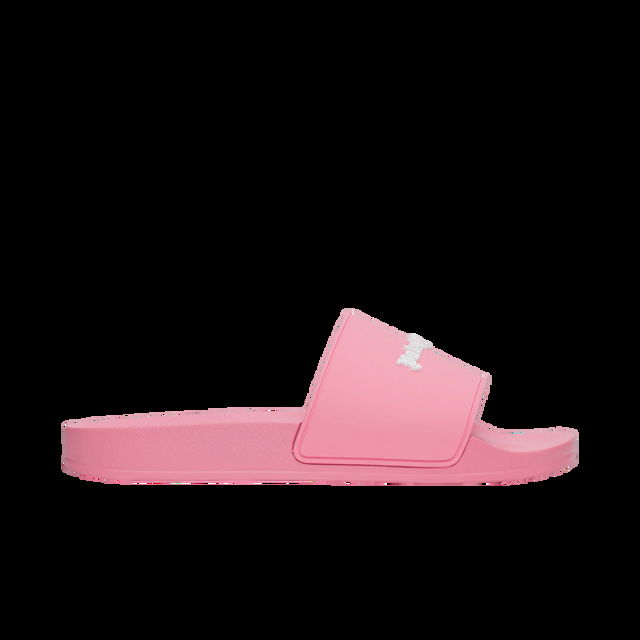 Pink Logo Pool Slides