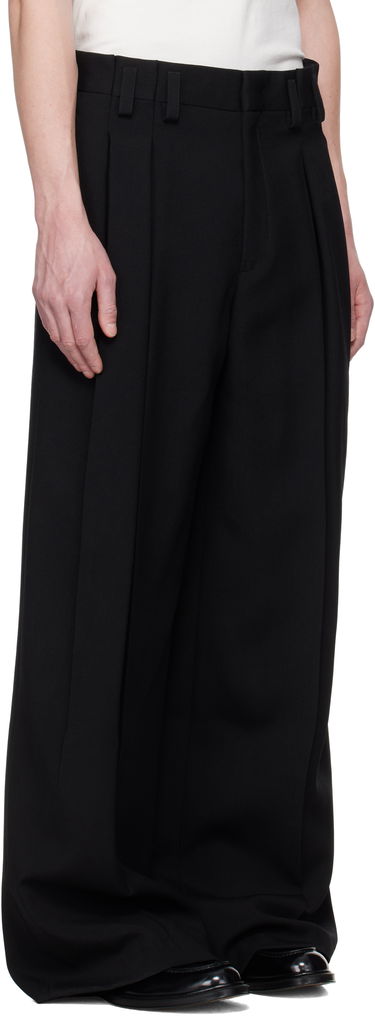 Панталони Jil Sander Jil Sander Wool Pleated Trousers Черно | J21KA0265_J40160, 1