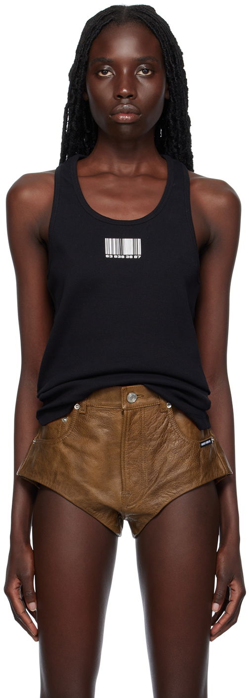 Потник VETEMENTS Barcode Graphic Tank Top Черно | VL18TR220B