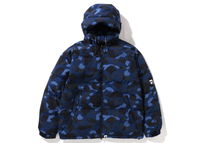 Color Camo Relaxed Fit Down Jacket