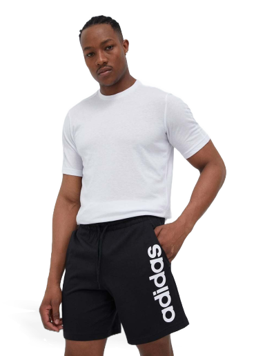 Къси панталони adidas Performance AEROREADY Single Jersey Linear Logo Shorts Черно | IC0062