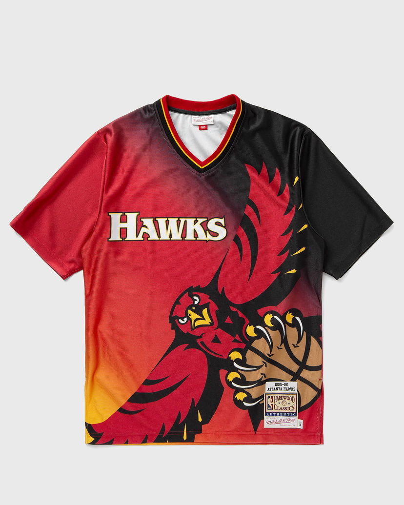 Фланелка Mitchell & Ness Shooting Shirt ATLANTA Hawks 1995 Черно | SS8701-AHABKRD