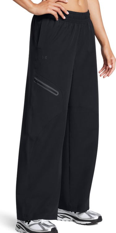 Спортни панталони Under Armour Unstoppable Woven Wide Leg Pants Черно | 1388857-001, 0