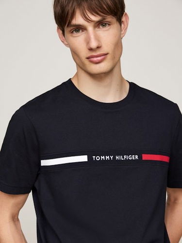 Тениски и потници Tommy Hilfiger S/S T-Shirt Синьо | MW0MW36498DW5, 2