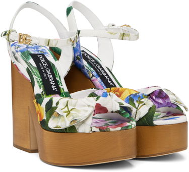 Аксесоари Dolce & Gabbana Dolce&Gabbana Jacquard Platform Heeled Sandals Многоцветен | CZ0322 A6P73, 3