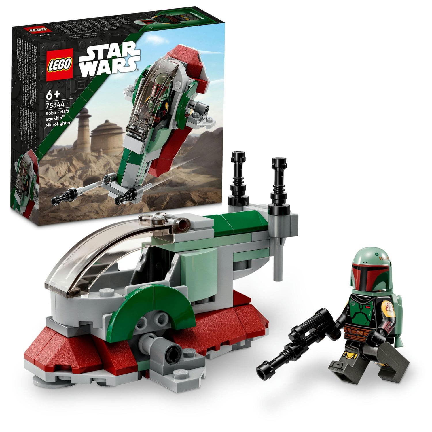 Flexstyle LEGO Star Wars™ 75344 Boba Fett's Starship™ Microfighter Многоцветен | 75344LEG, 0