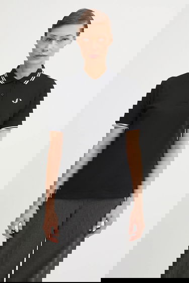 Поло тениска Fred Perry Twin Tipped Short Sleeve Polo Shirt Черно | G3600, 0