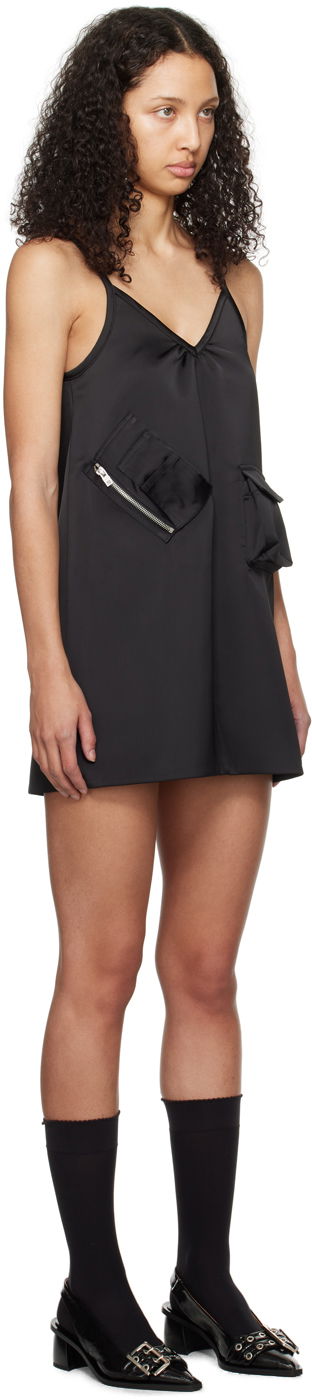 Pокля We11done We11done Pocket Minidress Черно | WD-OP0-24-149-W-BK, 1