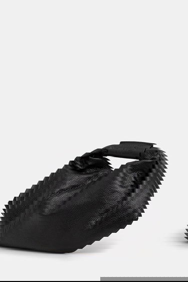 Дамска чанта Maison Margiela MM6 Maison Margiela Japanese Draped Mini Leather Bag Черно | SB5WD0029, 1