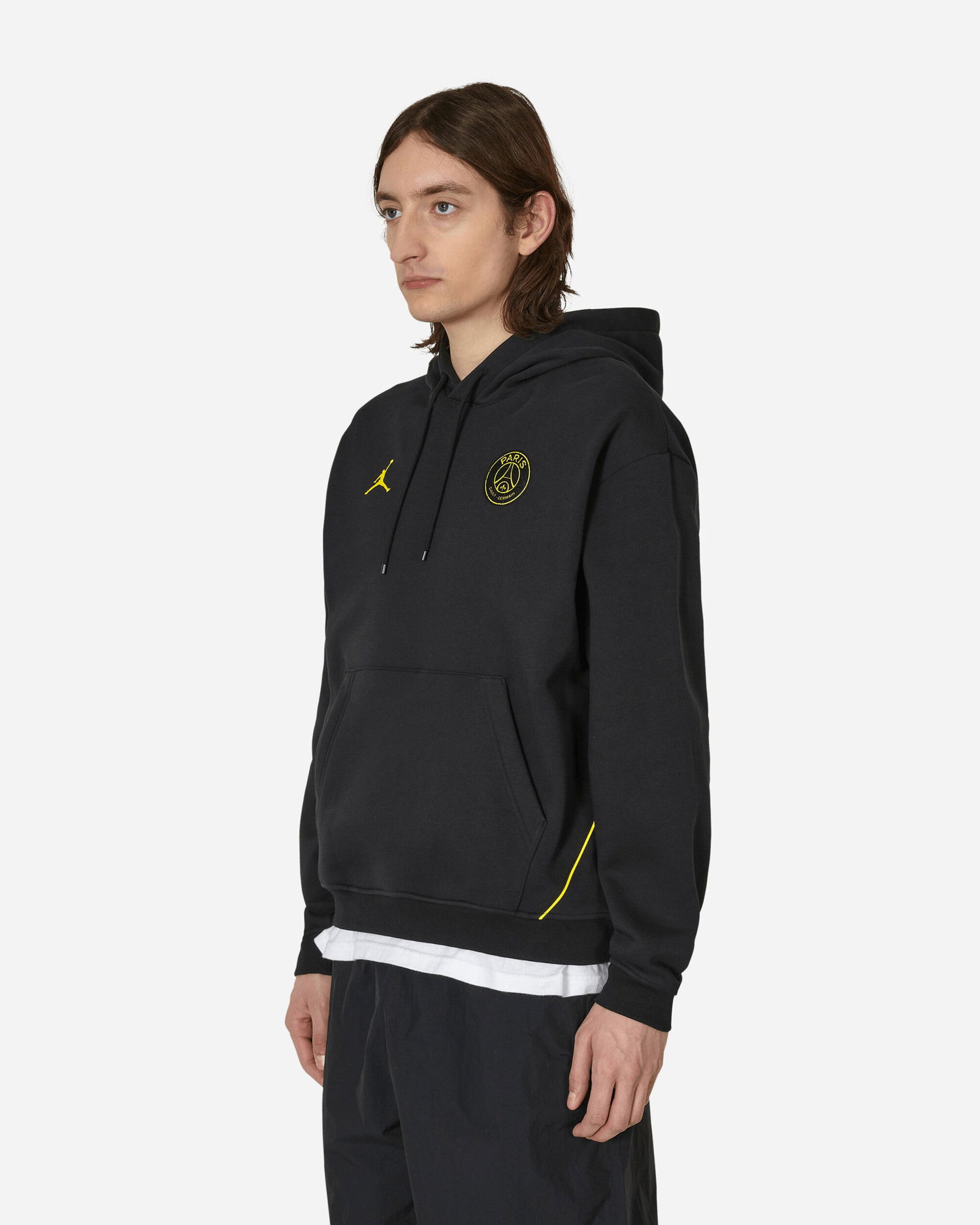 Суитчър Jordan Paris Saint-Germain Fleece Hooded Sweatshirt Черно | DV0611-010, 1