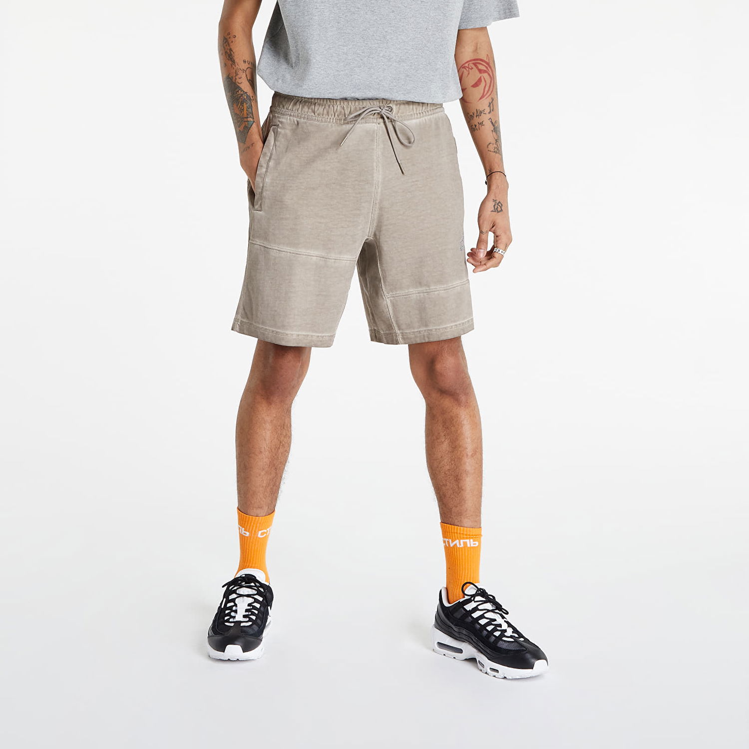 Къси панталони Nike NSW Revival Jersey Shorts Ad Кафяво | DM5622-087, 1