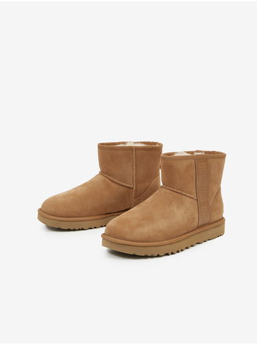 Кецове и обувки UGG Classic Mini Side Logo Кафяво | 1122558_CHE, 3