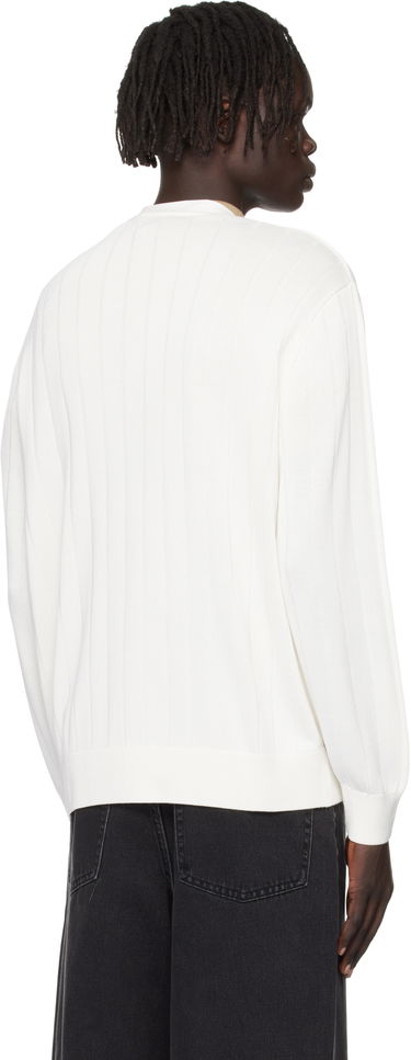Пуловер Lacoste Fluid Rib Knit Cardigan Бяло | AH5338_70V, 2