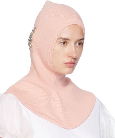 Шапка Simone Rocha Simone Rocha Embellished Knit Balaclava Бежово | KMK5WB 0647, 3