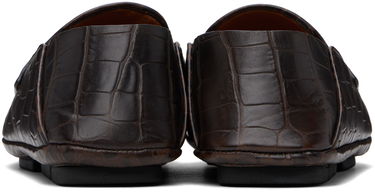 Облекло Dolce & Gabbana Dolce&Gabbana Calfskin Driver Loafers Кафяво | A50583AA446, 1