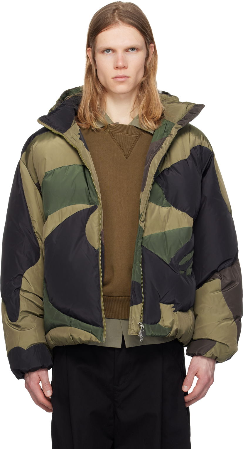 Пухо яке BAPE Camo Nylon Down Jacket Многоцветен | 001DNK801304M
