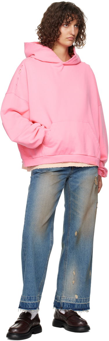 Дънки We11done We11done Grunge Wide Leg Jeans Синьо | WD-DP3-24-359-W-BL, 3