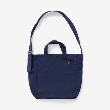 Голяма пазарска чанта Polo by Ralph Lauren Canvas Shopper Tote Тъмно синьо | 405842686005, 0