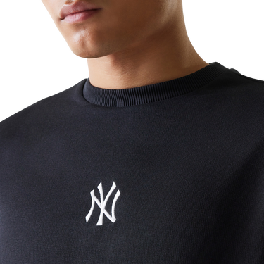 Суитчър New Era MLB New York Yankees Crewneck Sweatshirt Черно | 60675756-60675756, 2