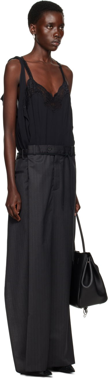 Пола Balenciaga Balenciaga Patched Slip Maxi Dress Черно | 814348 TLO32, 1