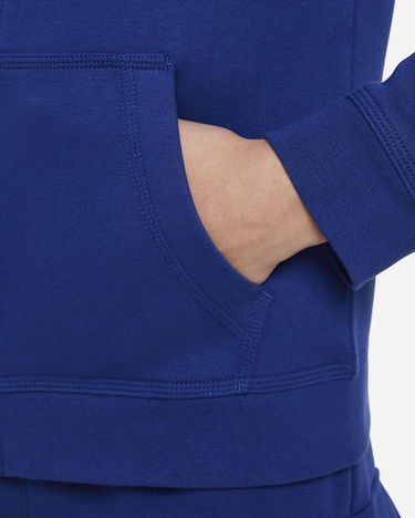 Суитчър Nike NSW Fleece Full-Zip Hoodie Синьо | FZ4716-455, 2