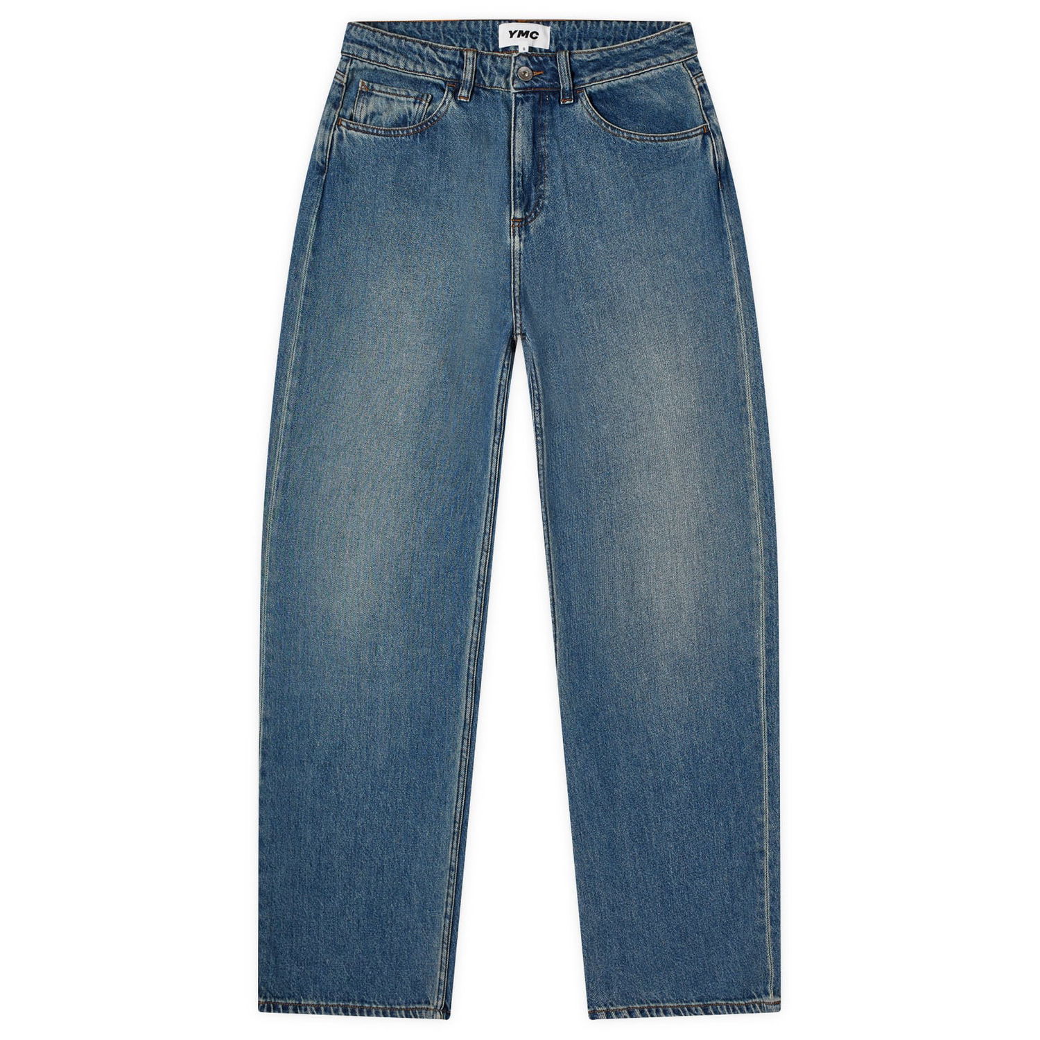 Дънки YMC Silver Washed Jeans Синьо | Q4WMG-40, 1
