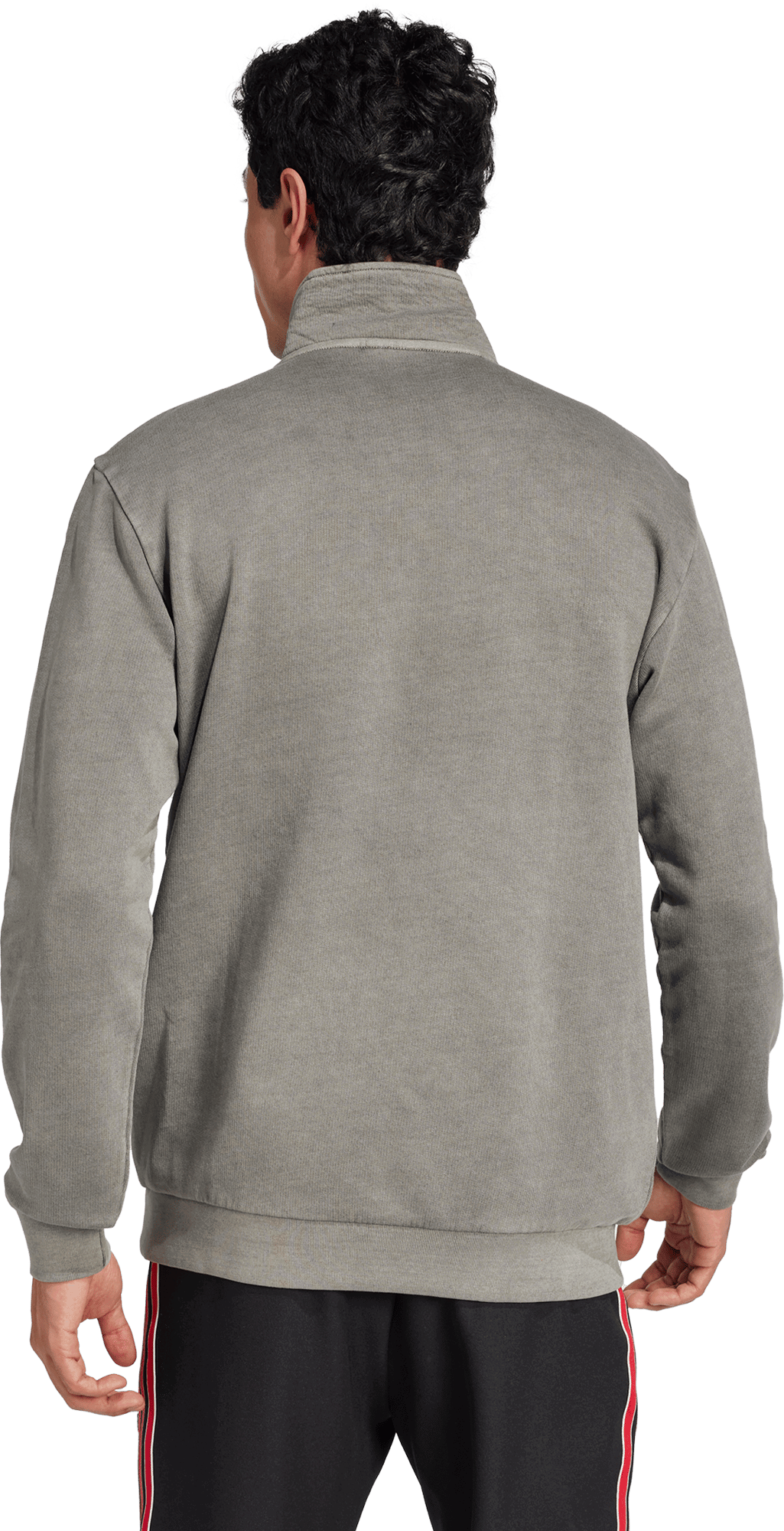 Пуловер adidas Performance Manchester United Terrace Icons Half-Zip Top Сиво | JF0384, 1