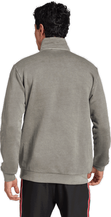 Пуловер adidas Performance Manchester United Terrace Icons Half-Zip Top Сиво | JF0384, 1