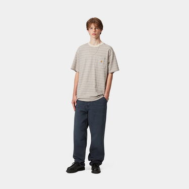 Панталони Carhartt WIP Carhartt WIP Simple Pant Тъмно синьо | I035643_23, 2